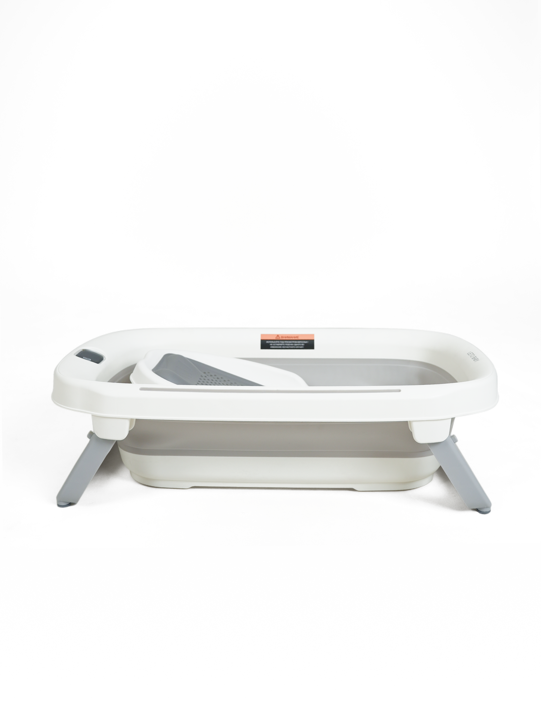 Ванночка для купания новорожденных складная с термометром