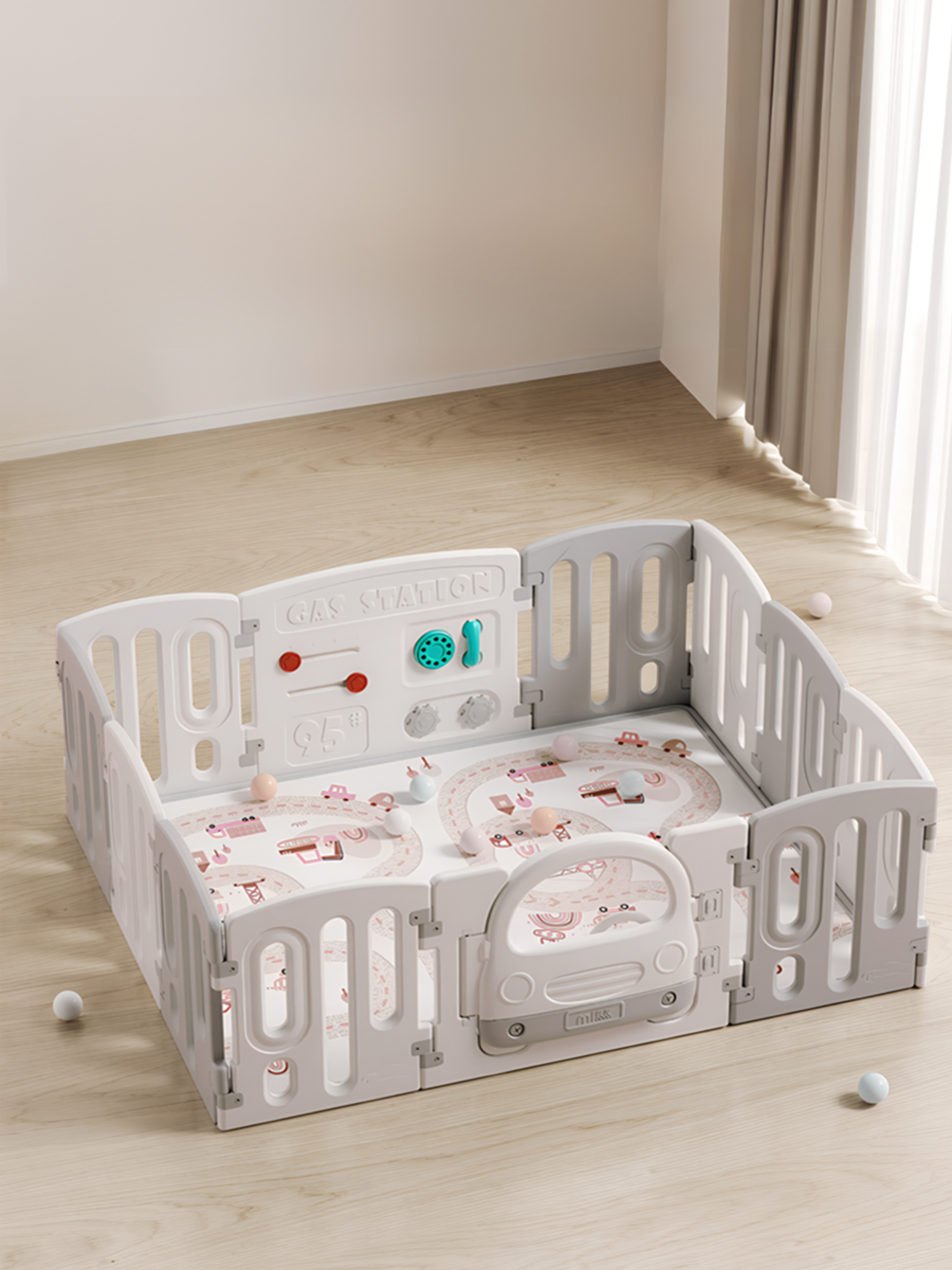 Детский коврик для ползания LETO Baby